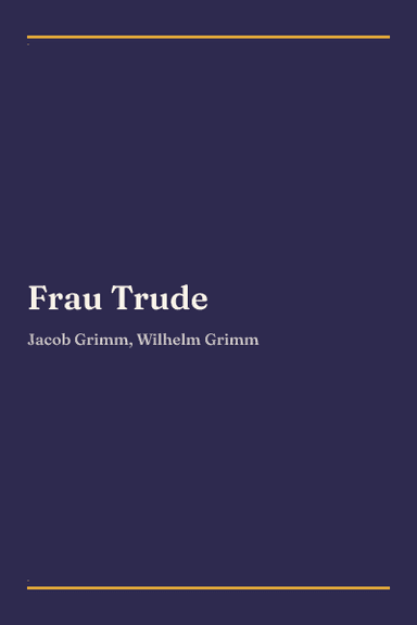 Cover of Frau Trude