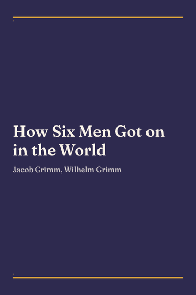 Cover of How Six Men Got on in the World