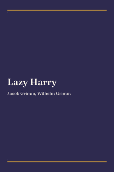 Cover of Lazy Harry