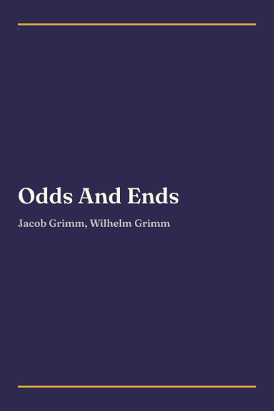 Cover of Odds And Ends