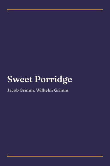 Cover of Sweet Porridge