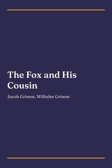 Cover of The Fox and His Cousin