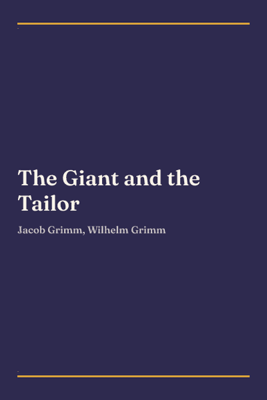 Cover of The Giant and the Tailor