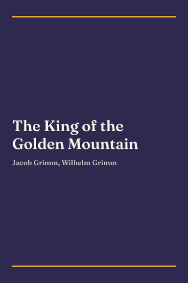 Cover of The King of the Golden Mountain