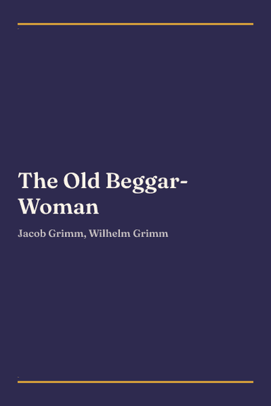 Cover of The Old Beggar-Woman