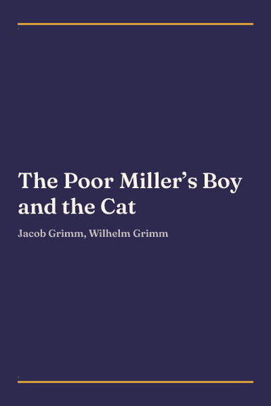 Cover of The Poor Miller’s Boy and the Cat