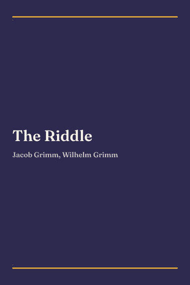 Cover of The Riddle