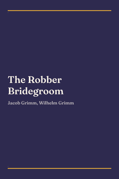 Cover of The Robber Bridegroom