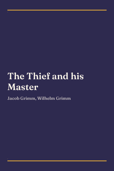 Cover of The Thief and his Master