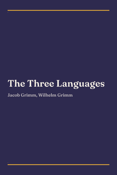 Cover of The Three Languages