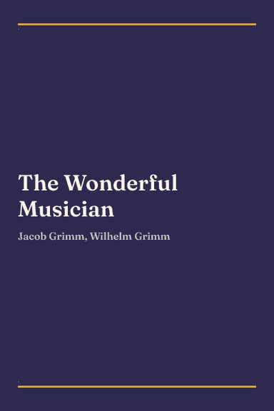 Cover of The Wonderful Musician