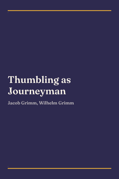 Cover of Thumbling as Journeyman
