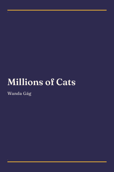 Cover of Millions of Cats